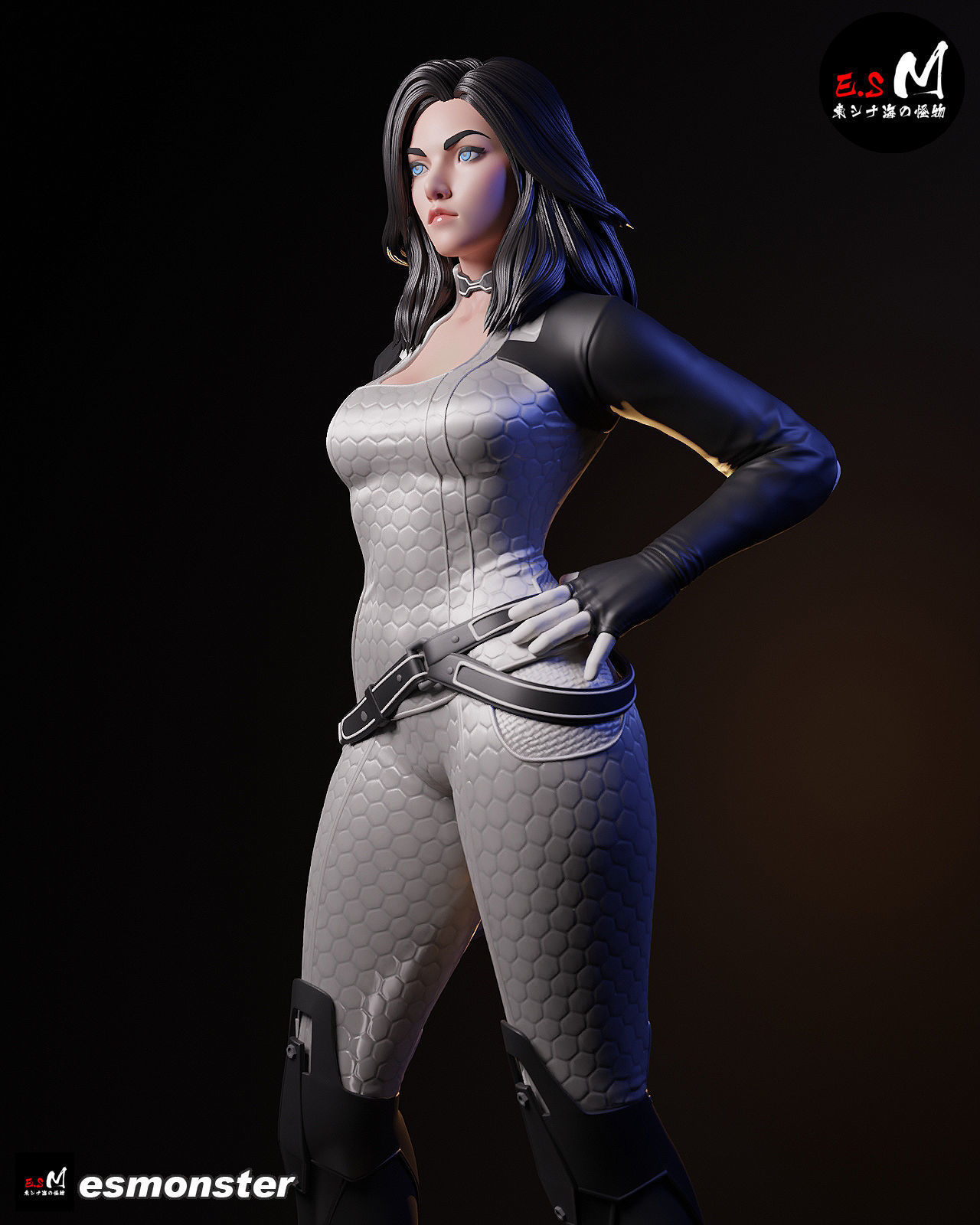 Miranda Lawson with NSFW CHARACTER BY ESM 3D print model_8