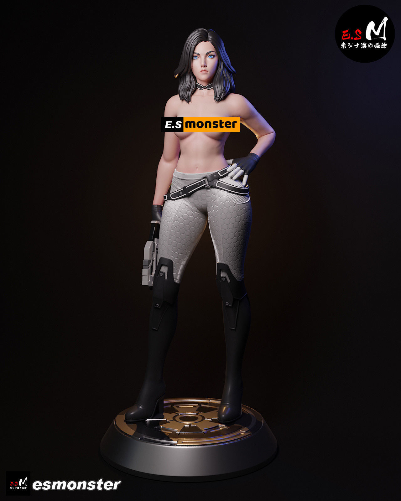 Miranda Lawson with NSFW CHARACTER BY ESM 3D print model_19