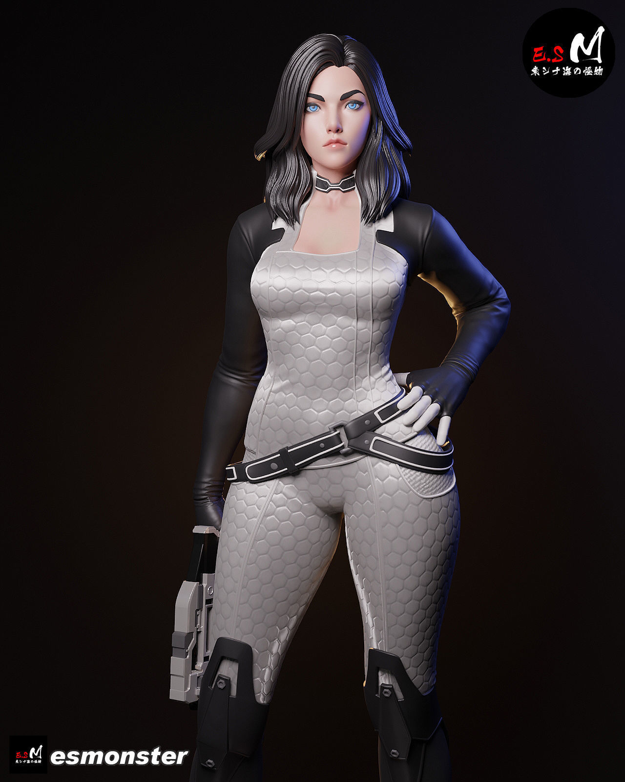 Miranda Lawson with NSFW CHARACTER BY ESM 3D print model_6