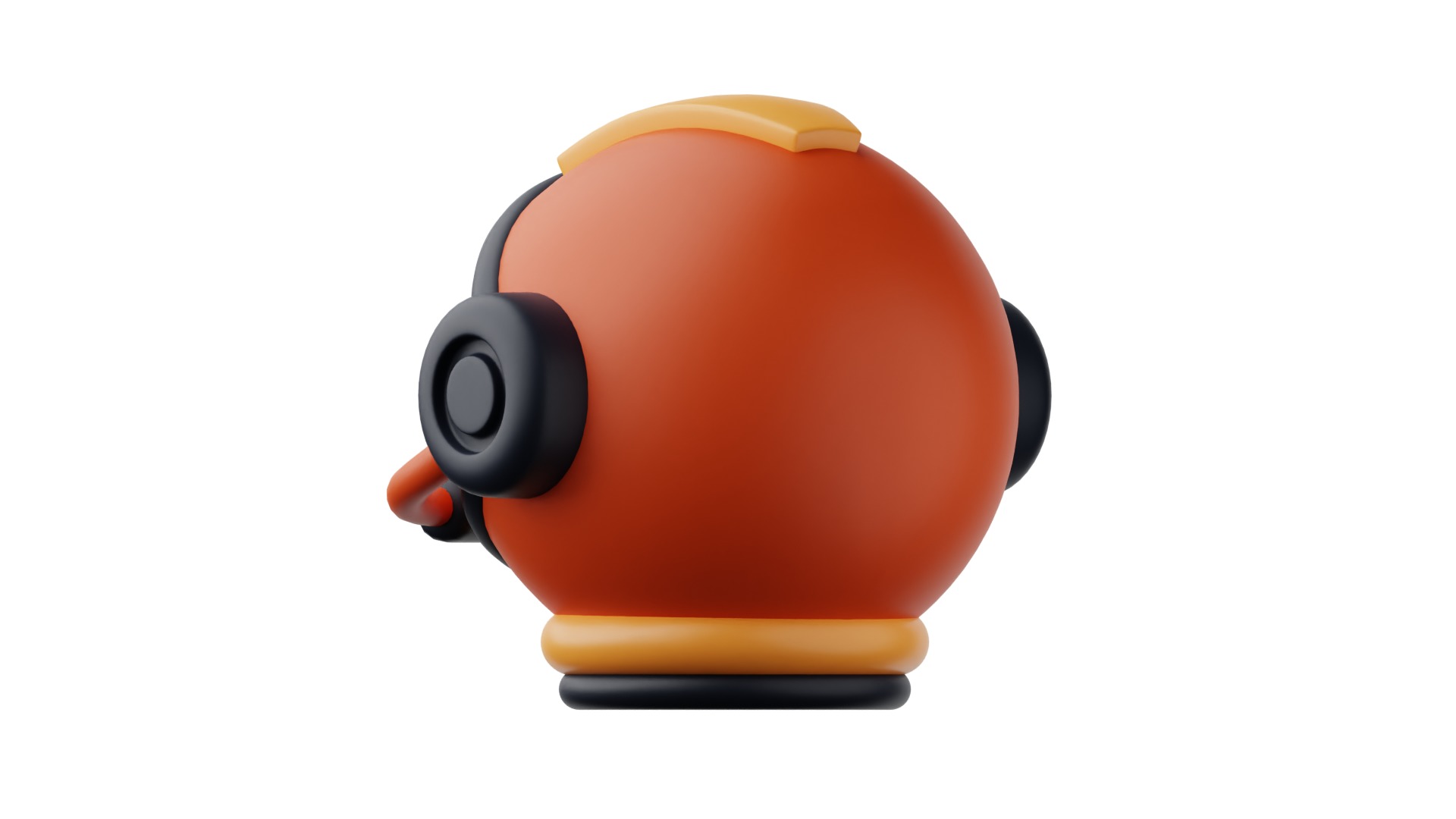 Astronaut Helmet 3D model_7