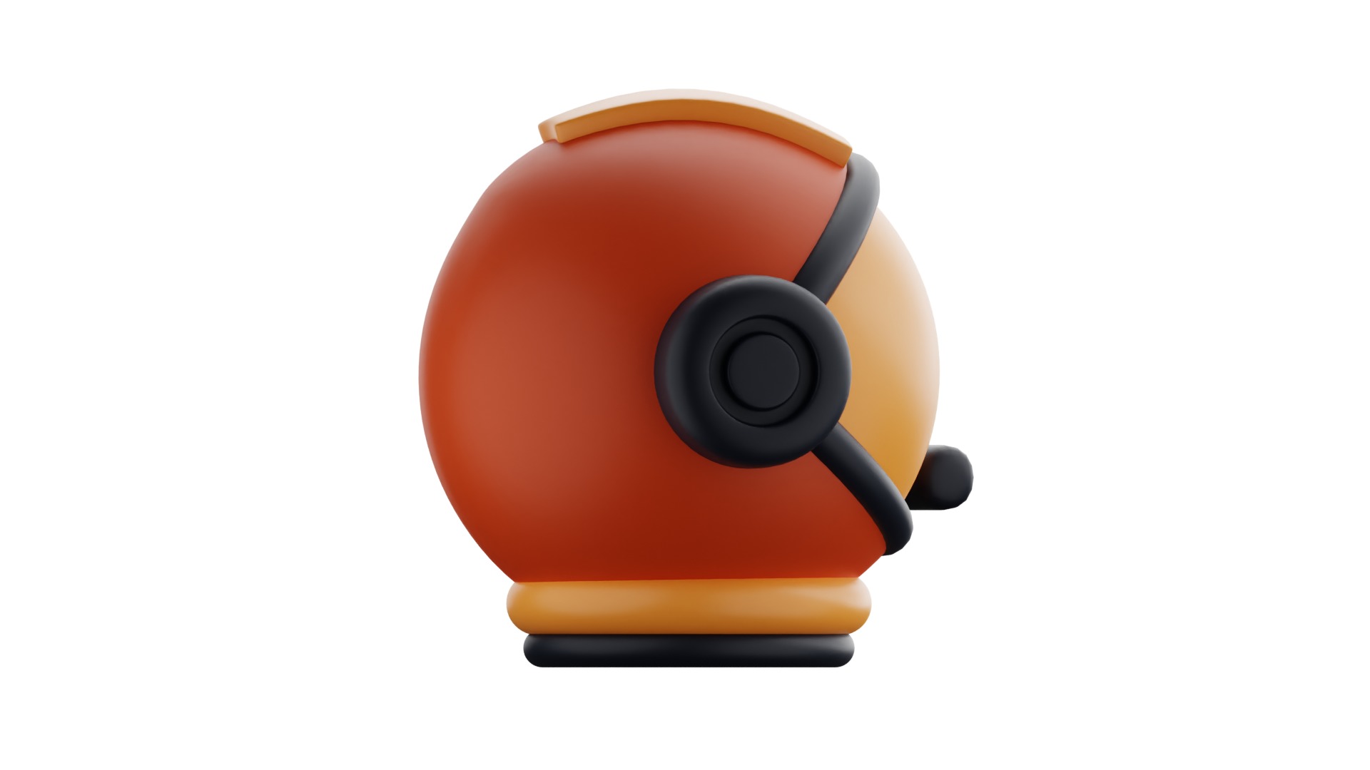 Astronaut Helmet 3D model_13