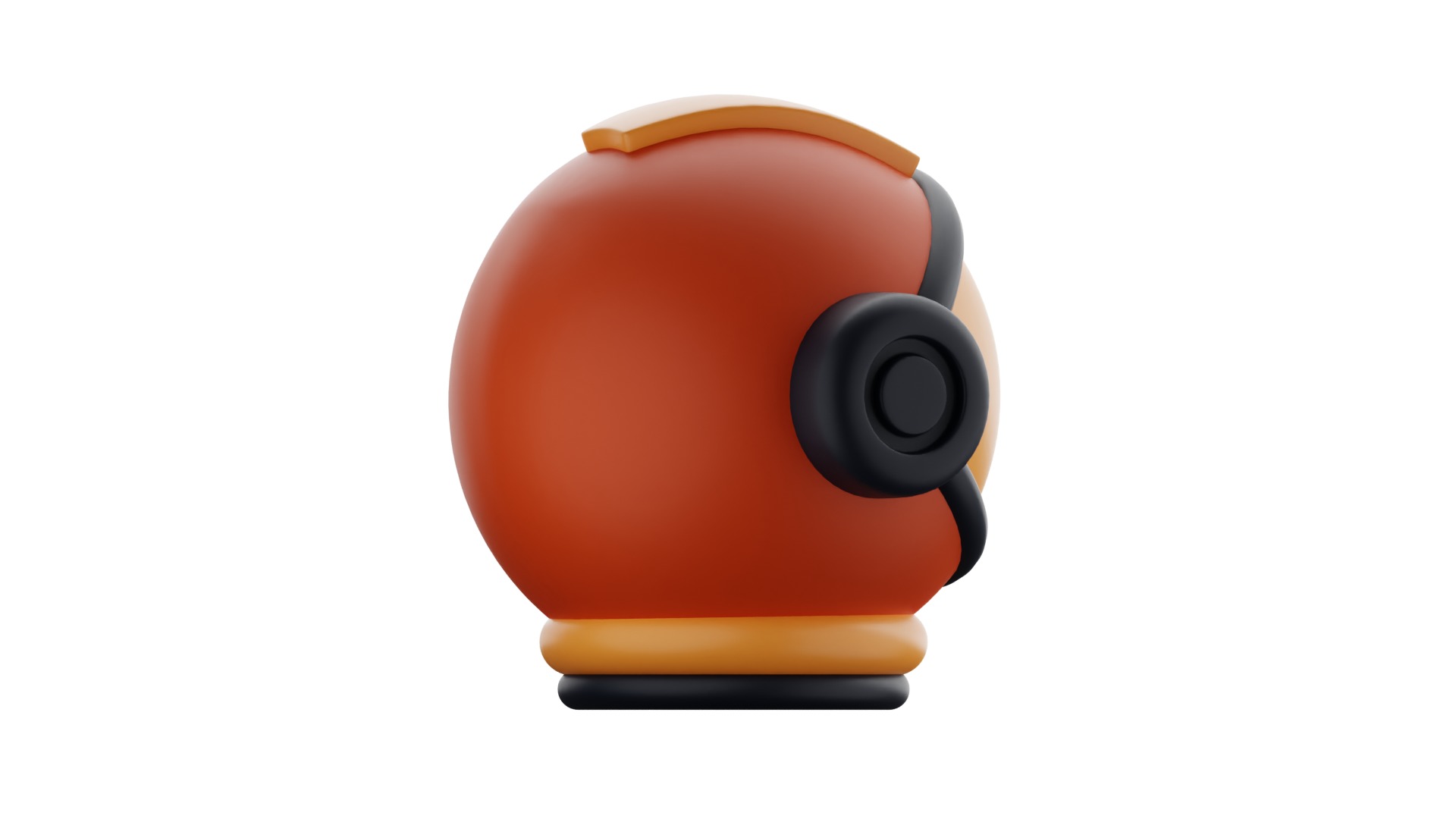 Astronaut Helmet 3D model_12