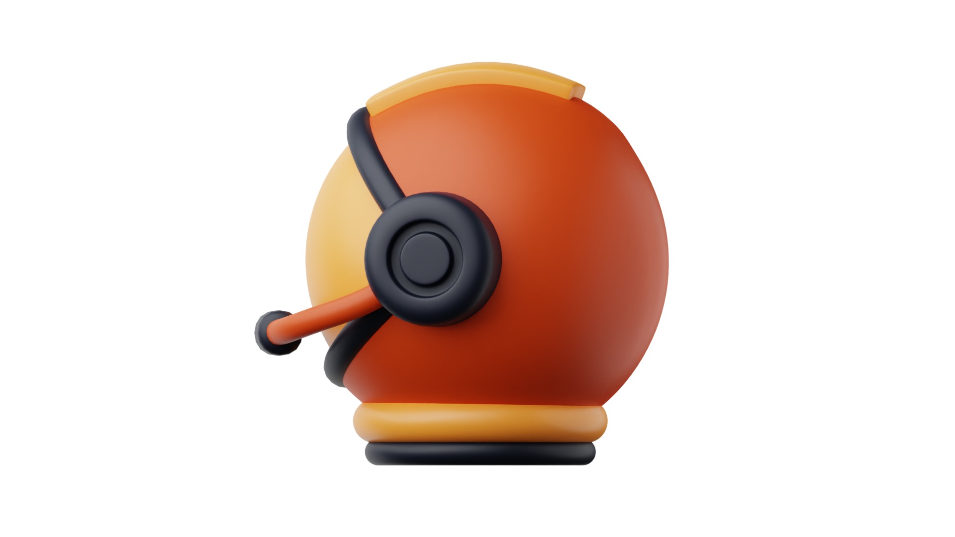 Astronaut Helmet 3D model_5