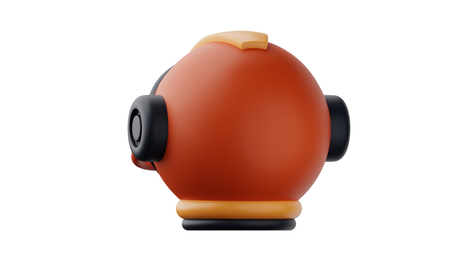 Astronaut Helmet 3D model_8