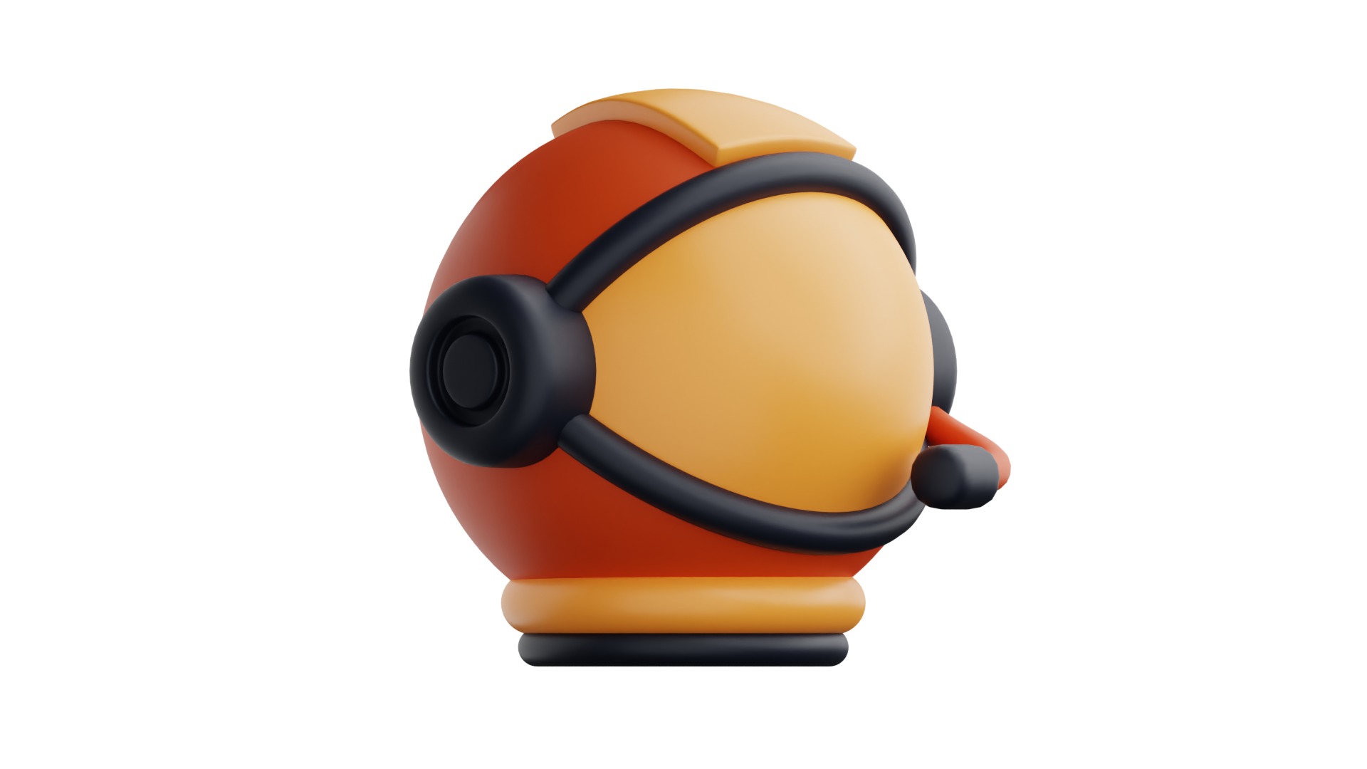 Astronaut Helmet 3D model_16