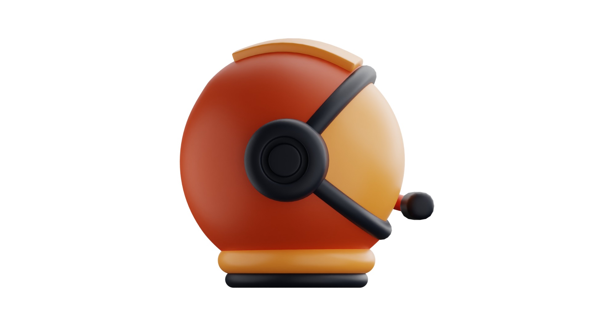 Astronaut Helmet 3D model_14