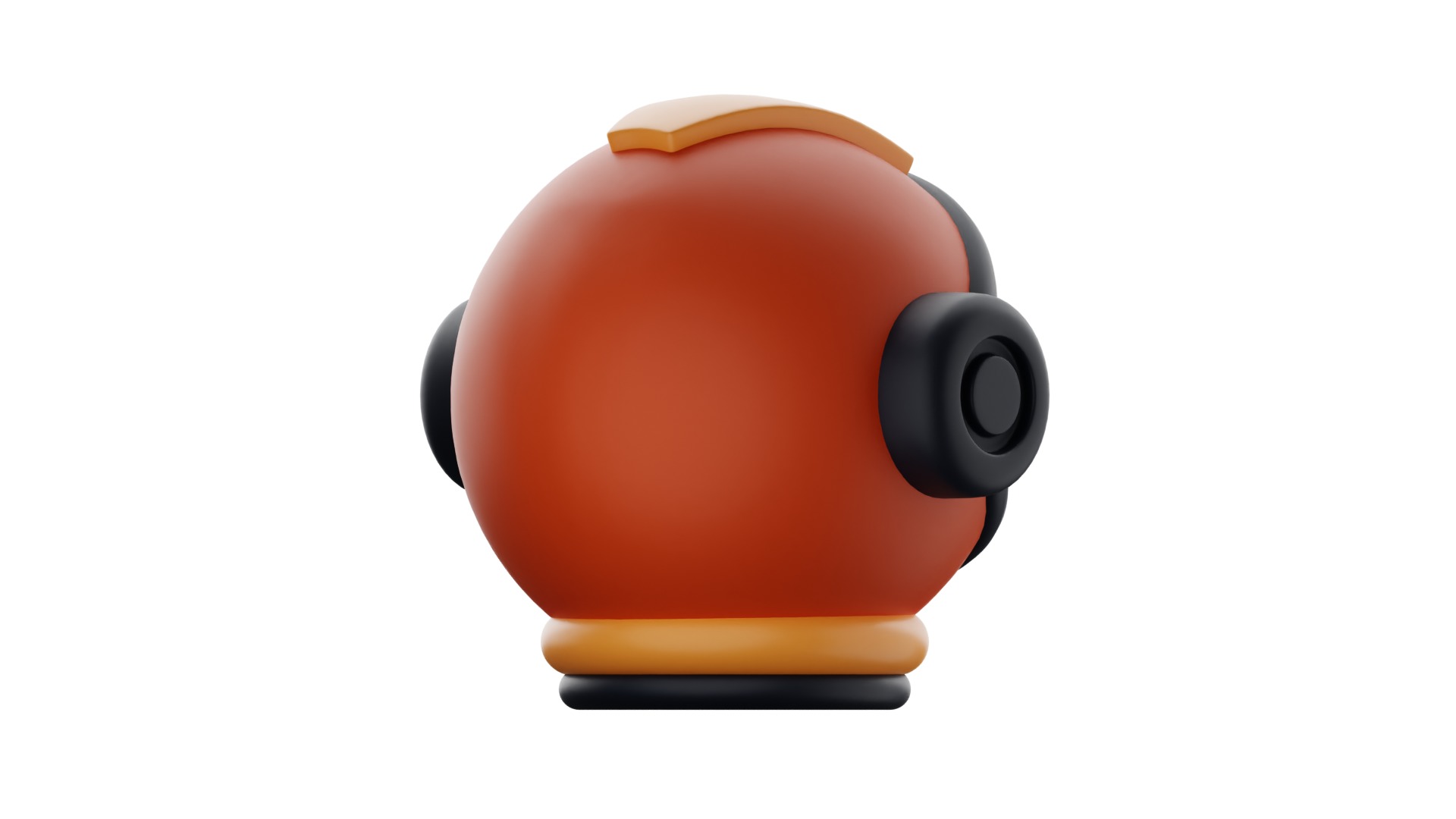 Astronaut Helmet 3D model_11