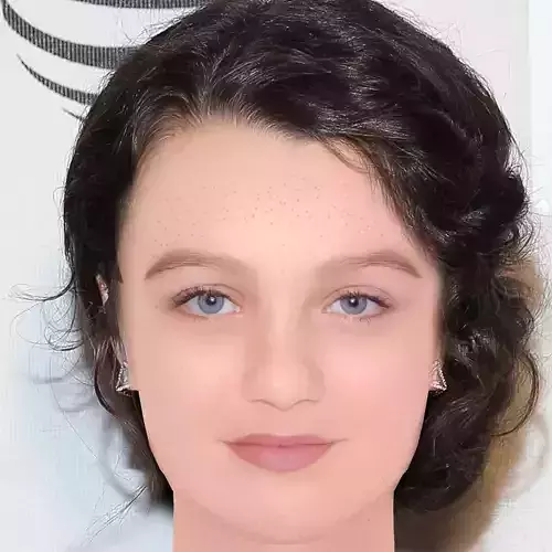 Stefania LaVie Owen Head - No Hair - Low poly head for game 