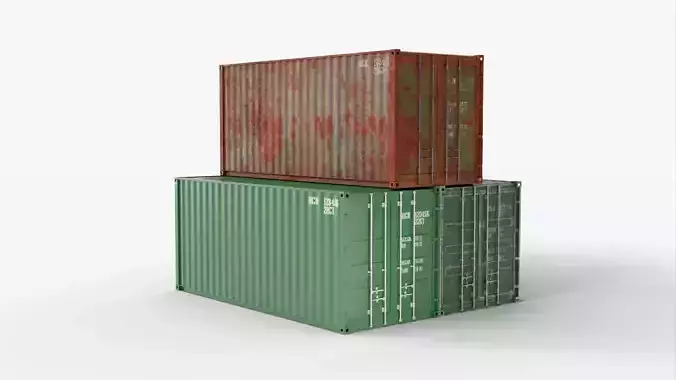 20Ft Cargo Containers - Green