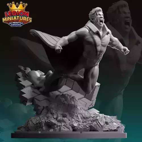 Marvel crisis protocol Banshee presupported included