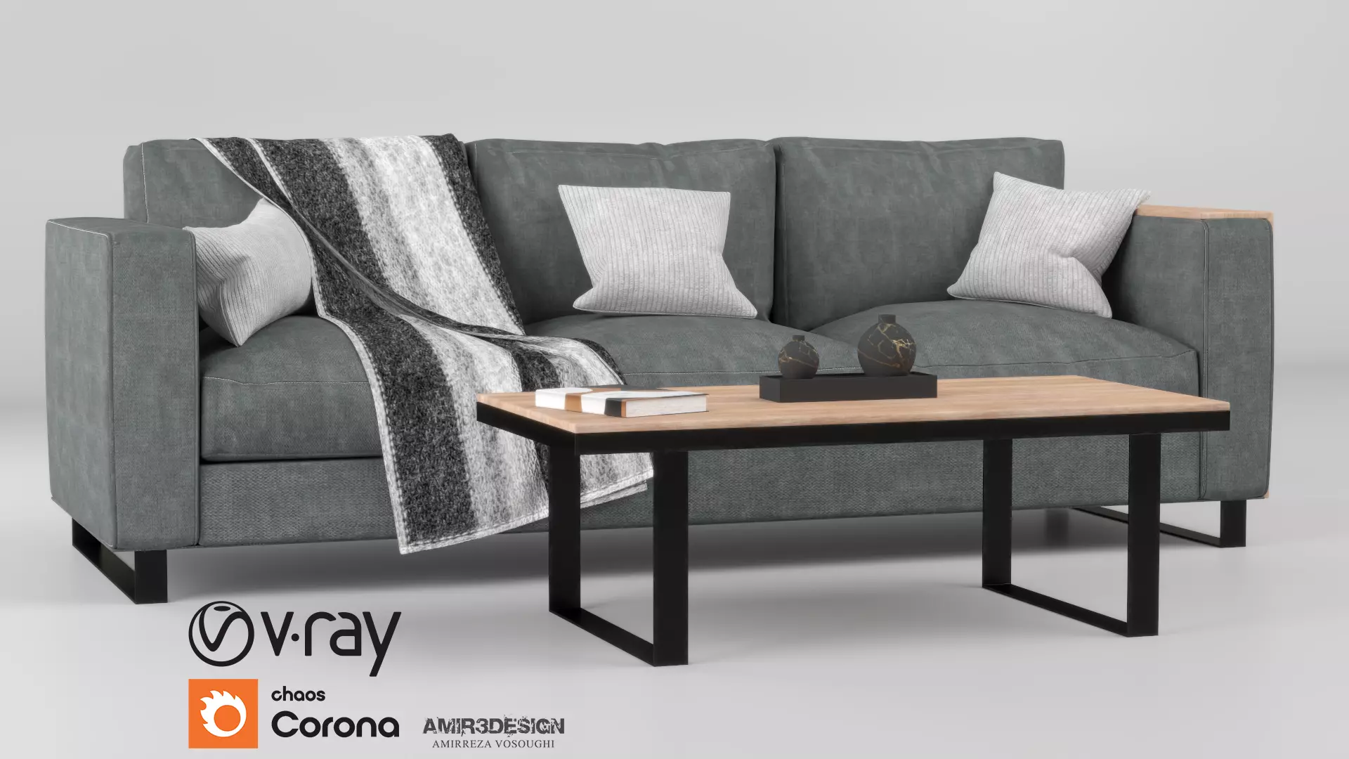 Sofa amir3design Free 3D model