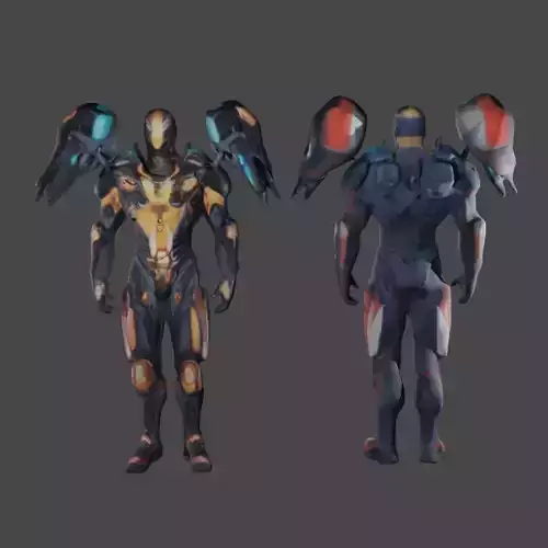 Techno Guardian 3D model