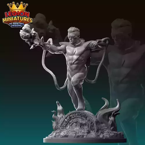 Marvel crisis protocol Pyro presupported included