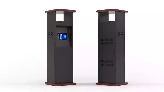 Digital Kiosk 3D model
