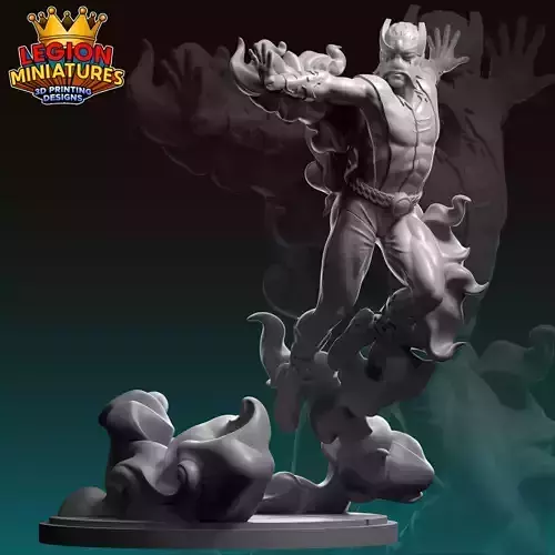 Marvel crisis protocol Sunfire presupported included 3D print model