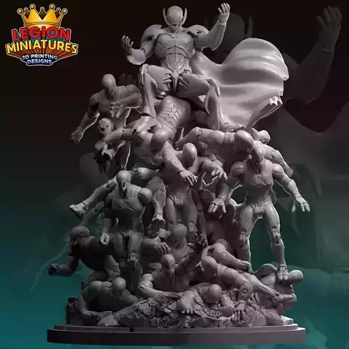 Marvel crisis protocol Ultron presupported included