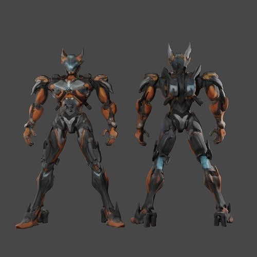 Neon Vanguard 3D model  3D model