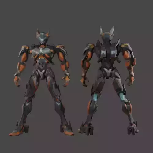 Neon Vanguard 3D model  3D model