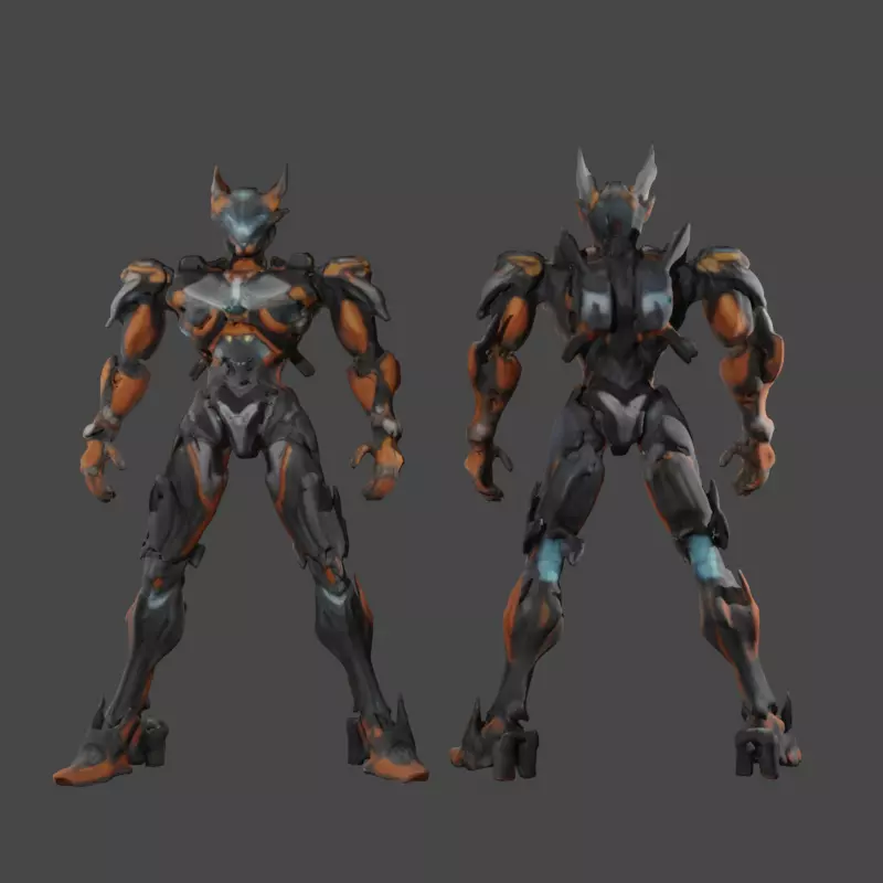 Neon Vanguard 3D model  3D model_0