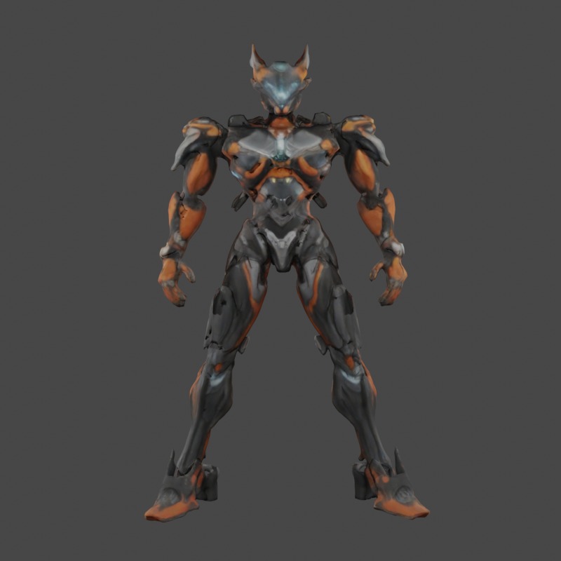 Neon Vanguard 3D model  3D model_1