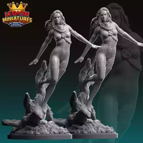 Marvel crisis protocol Ultimate Rogue presupported included