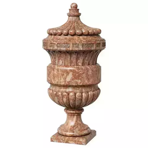 Large Louis Xiv Porta Santa Rara Marble Urn