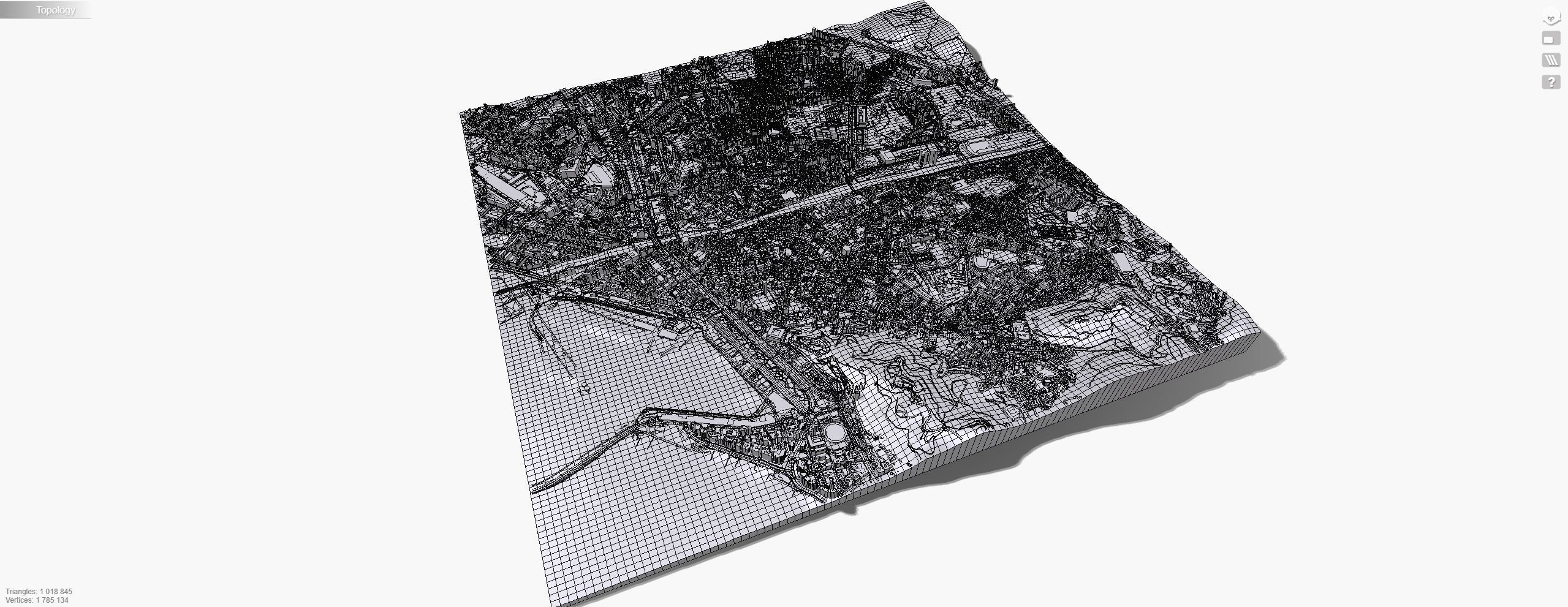 Cityscape Malaga Spain 3D model_16