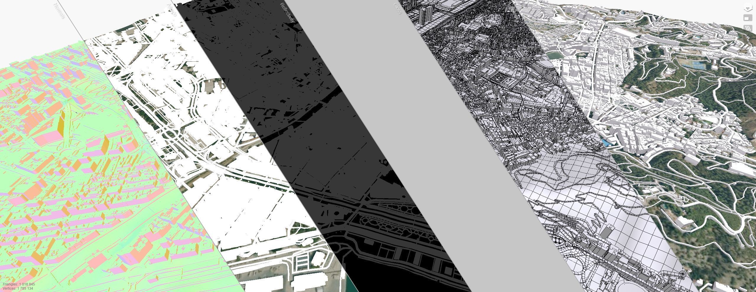 Cityscape Malaga Spain 3D model_18