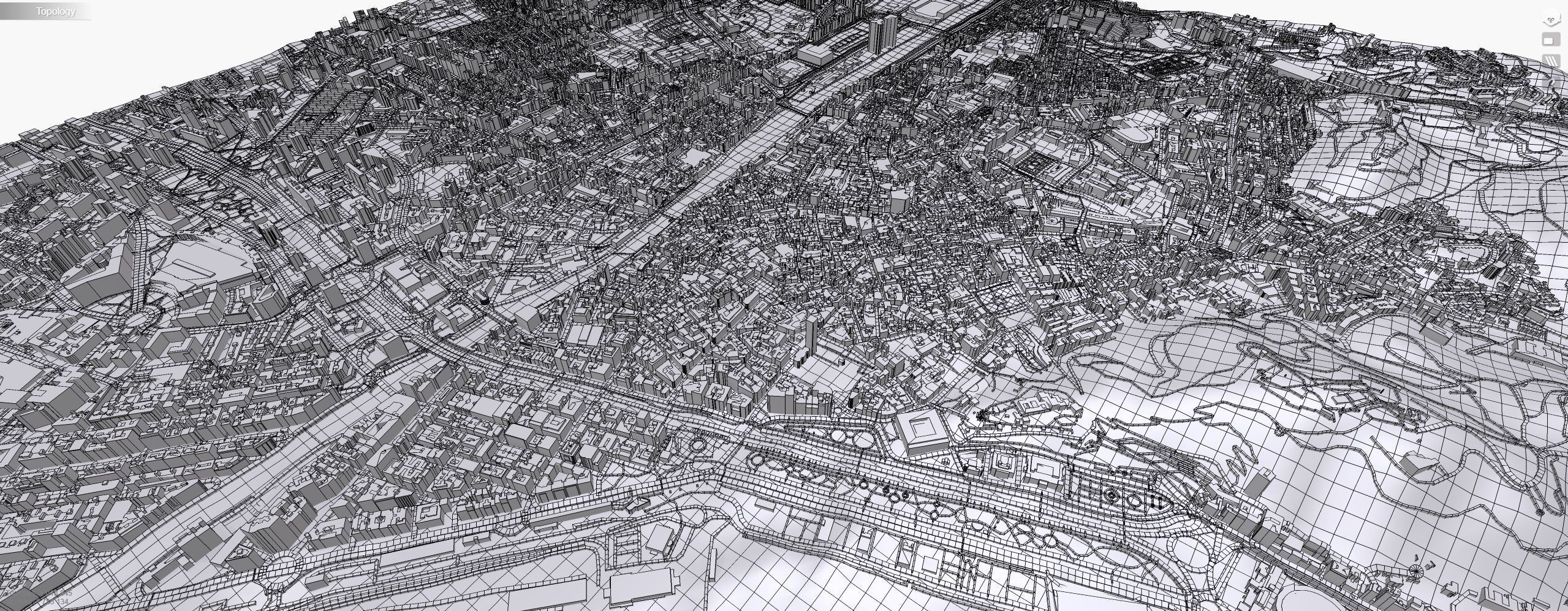 Cityscape Malaga Spain 3D model_19