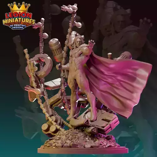 Marvel crisis protocol Magneto presupported included