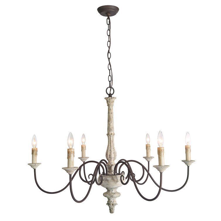 Leib Light Candle Style Classic Traditional Chandelier 3D model_2