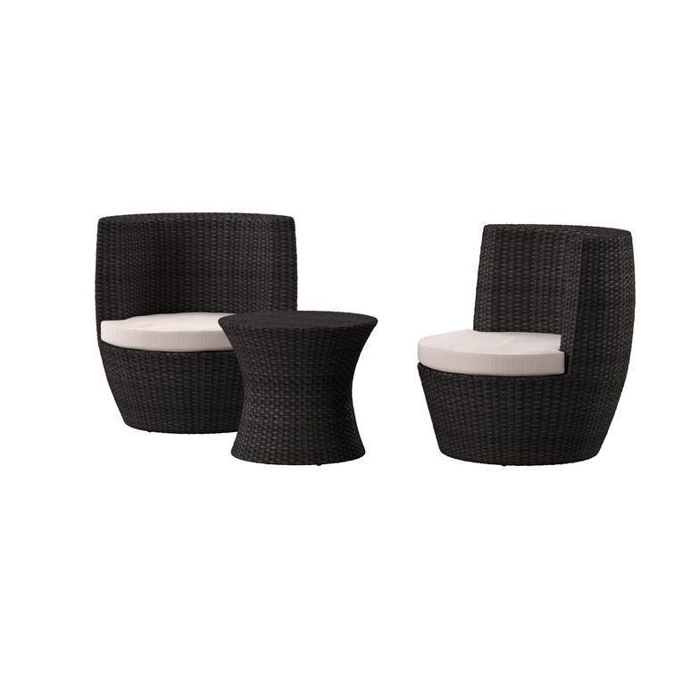 Chan Round Long Bistro Set 3D model_4