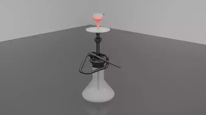 Nizo Shisha Realistic 3D Model Free low-poly 3D model