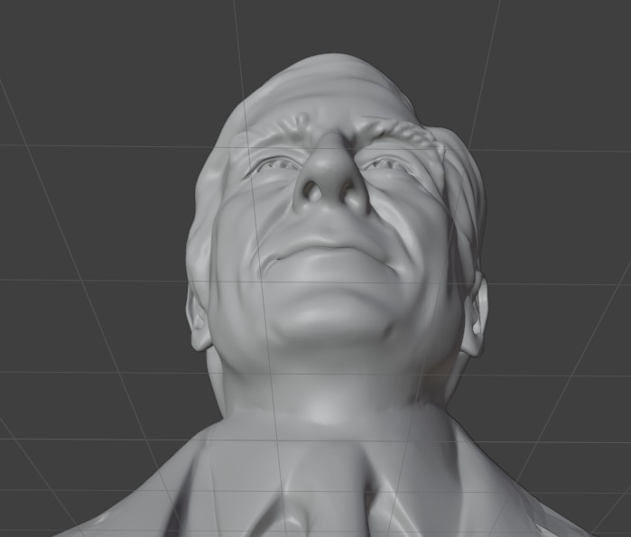Sam Waterston 3D print model_8