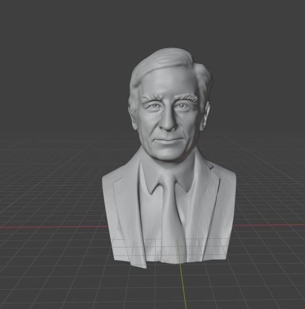 Sam Waterston 3D print model_1