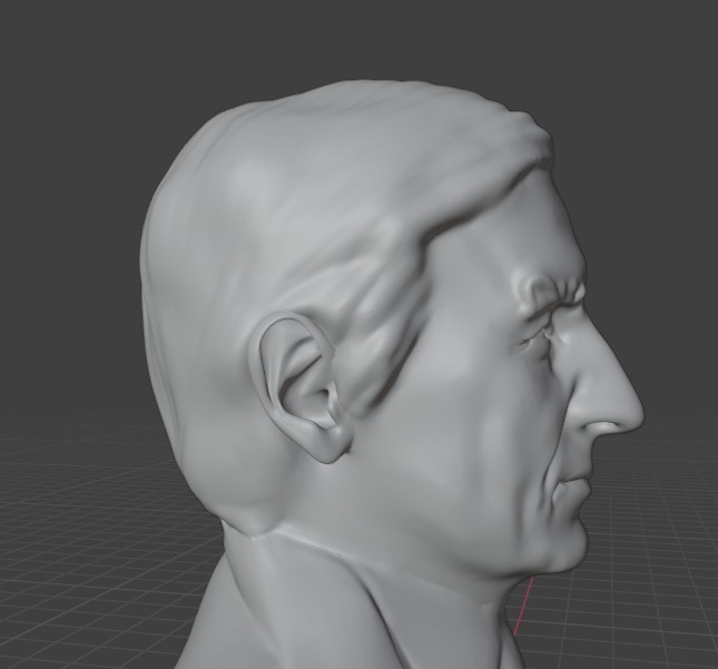 Sam Waterston 3D print model_9