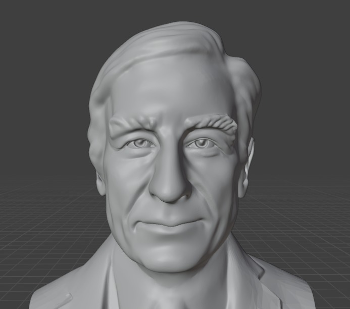 Sam Waterston 3D print model_2
