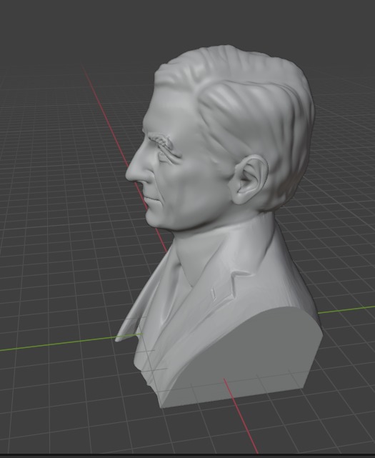 Sam Waterston 3D print model_5