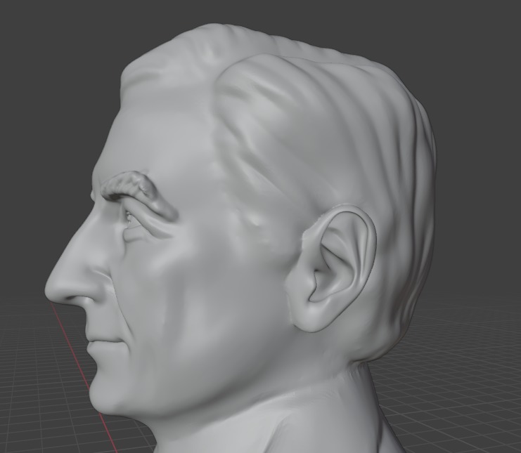 Sam Waterston 3D print model_10