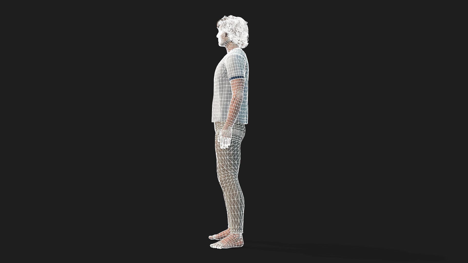 Rigged Male Model for Animation 3D model_18