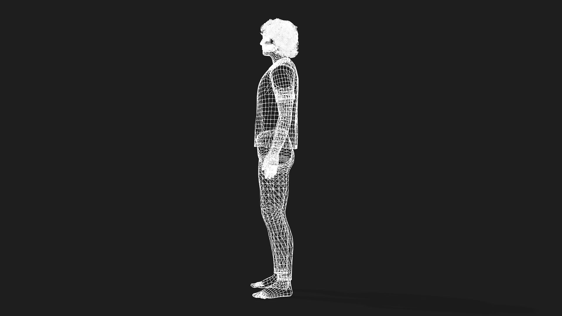 Rigged Male Model for Animation 3D model_13