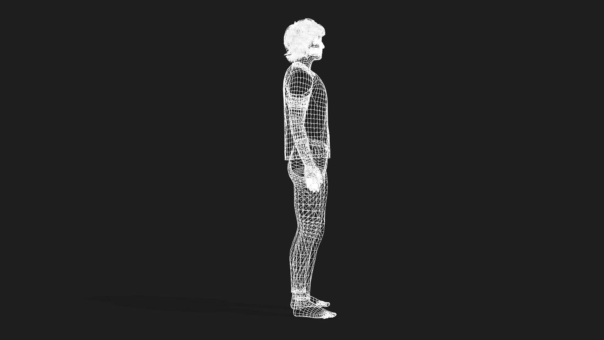 Rigged Male Model for Animation 3D model_12