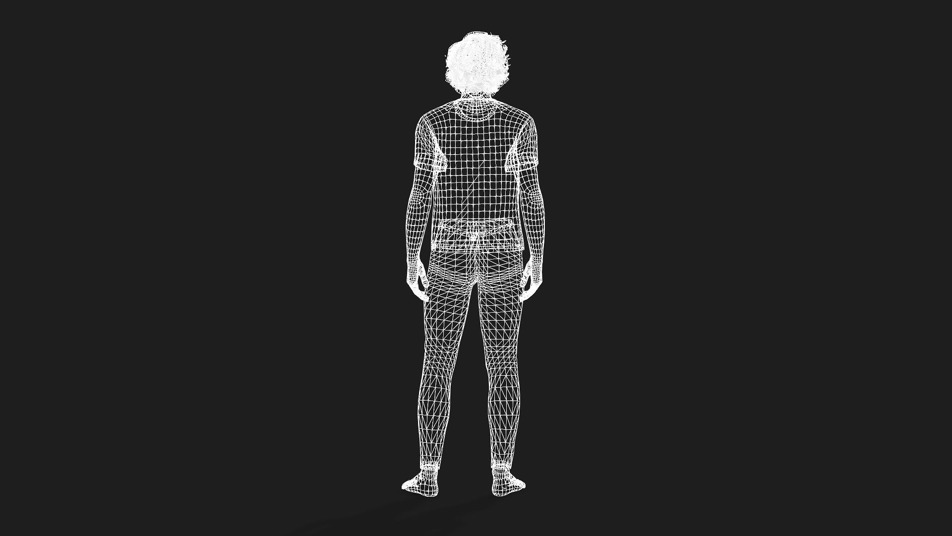 Rigged Male Model for Animation 3D model_14