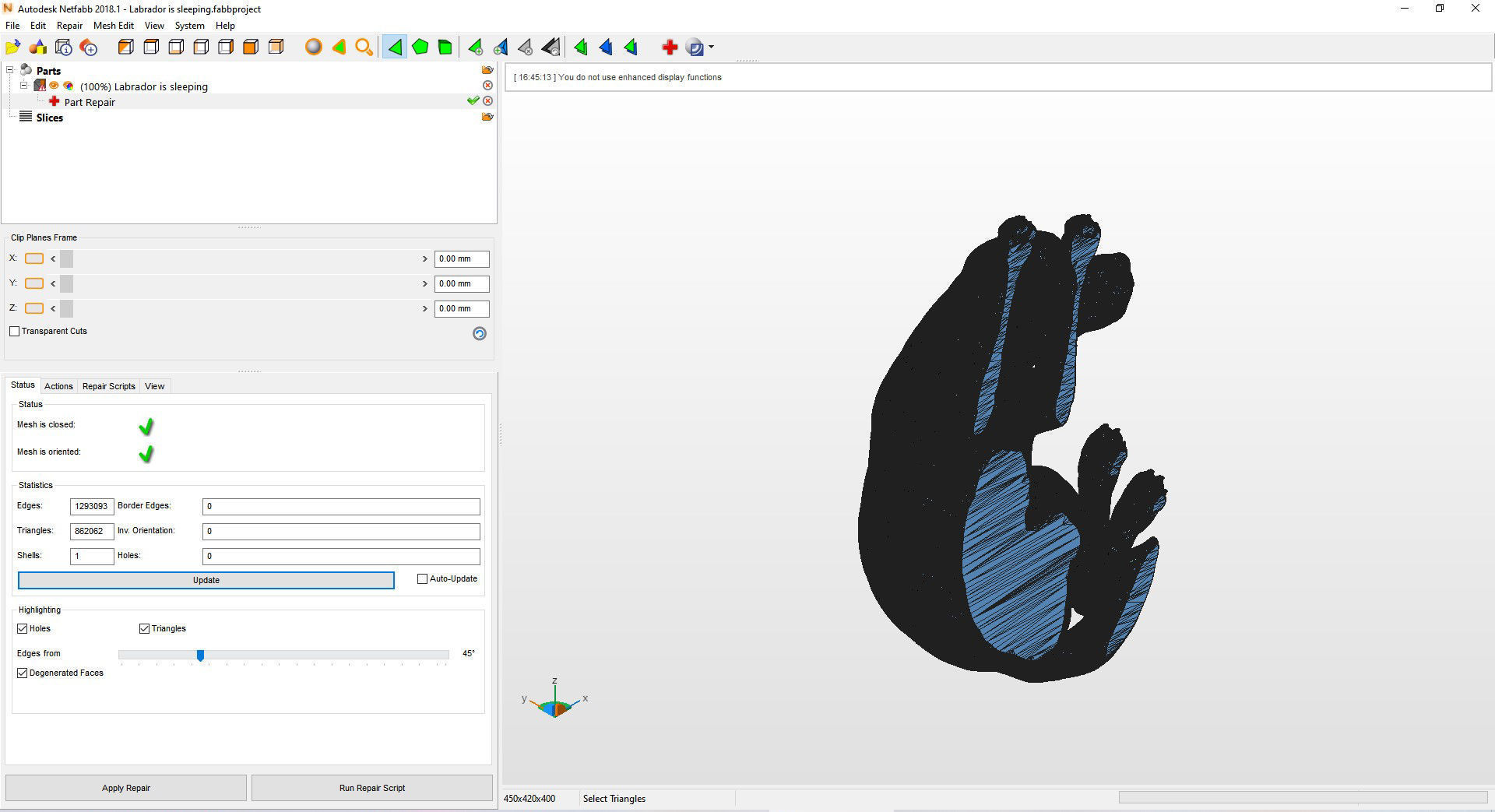 Labrador is sleeping 3D print model_11
