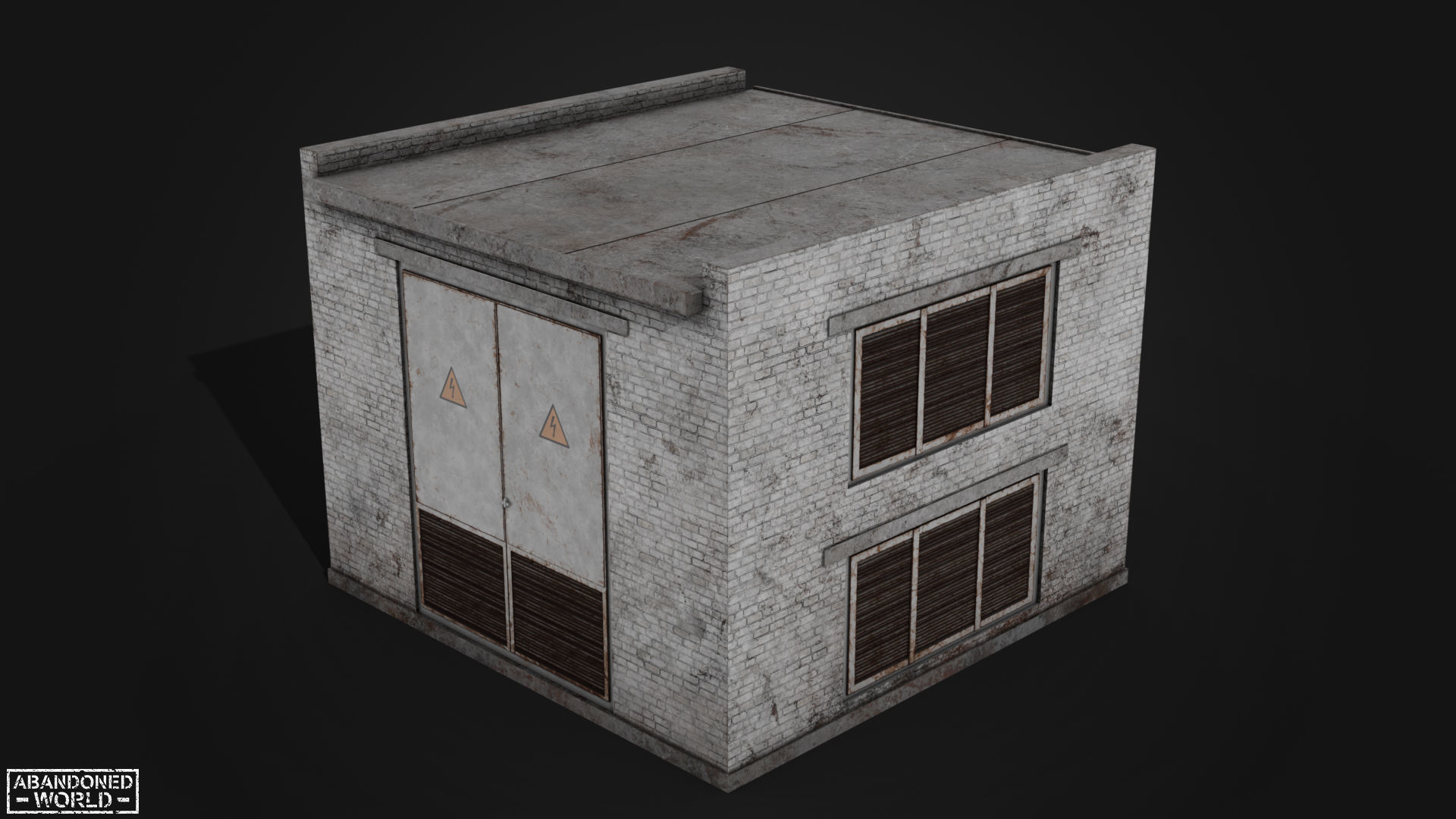 Old Small Buildings 3D Model Collection_13