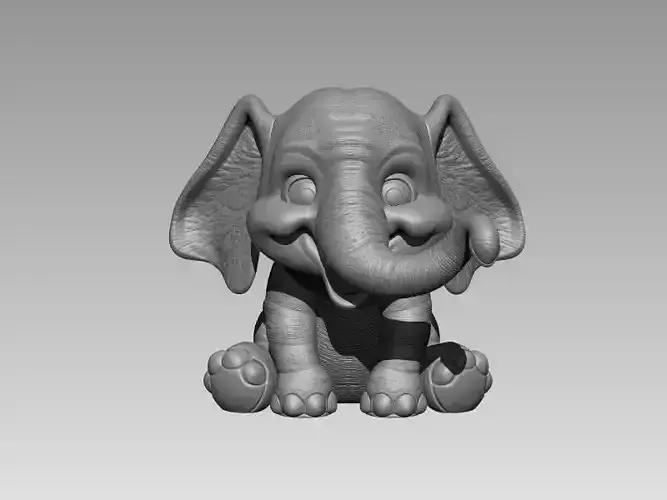 Kawaii Baby Elephant 