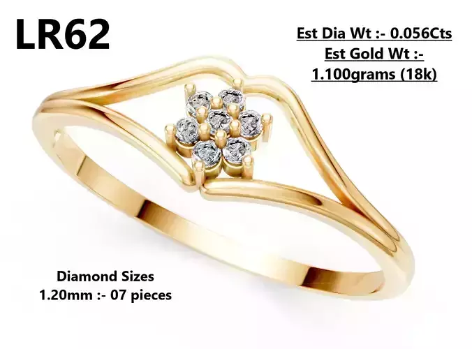 Lightweight Diamond Ring
