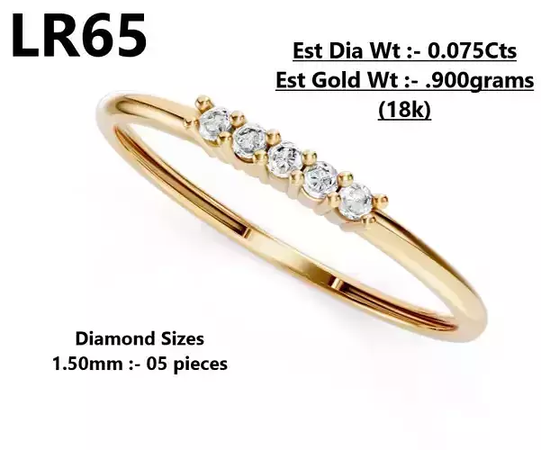 Lightweight Diamond Ring