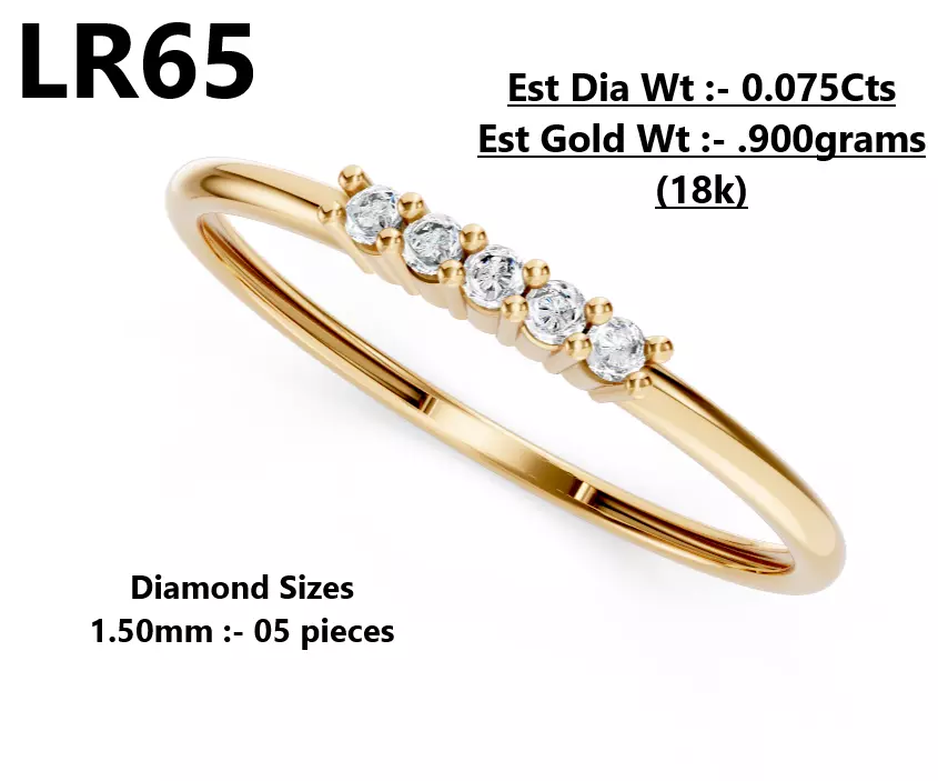Lightweight Diamond Ring 3D print model