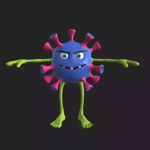 Virus cartoon